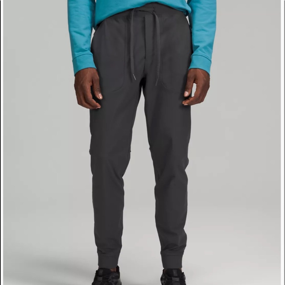 Lululemon Male Light Grey Spandex Joggers